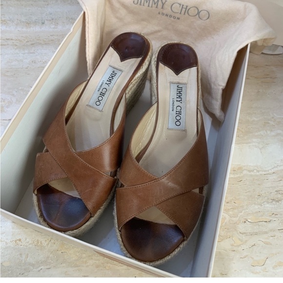 Jimmy Choo Wedges Size 37 - Picture 6 of 6